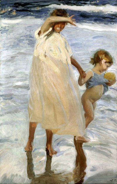 Two Sisters, Valencia by Joaquín Sorolla